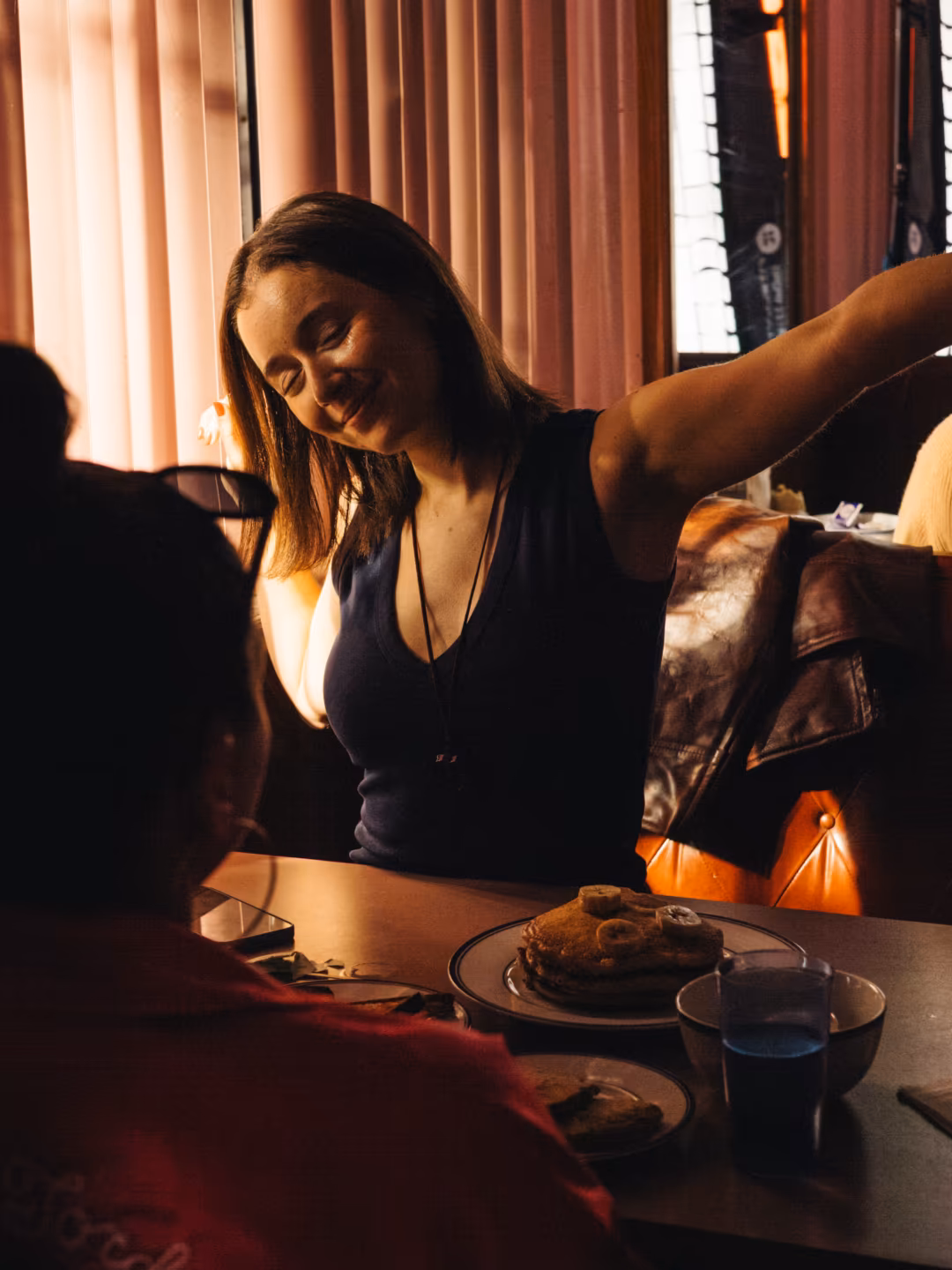 Sun-filled couch corner